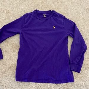 Purple long sleeve tshirt